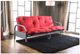 Furniture of America® Aksel Black/Red Futon Mattress-2