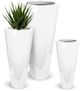 Le Present Lux Moderna White 28" Planter-2