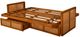 Kodiak Furniture Westport Takara Rain/Honey Full Storage Futon with Mattress-2
