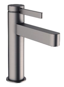 Hansgrohe Finoris Brushed Black Chrome Single-Hole Faucet 110 with Pop-Up Drain-0