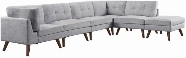 Coaster® Churchill 6-Piece Grey Sectional Set-0