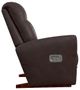 La-Z-Boy® Rosewood Wine Leather Power Rocking Recliner with Headrest-2