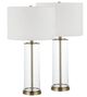 Renwil® Saco 2-Piece Clear Table Lamp Set-0