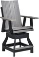 Nature's Best Furniture Customizable Contemporary Polyethylene Outdoor Swivel Dining Chair-0