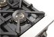 FORNO® Capriasca 36" Stainless Steel Pro Style Gas Range with White Door-3