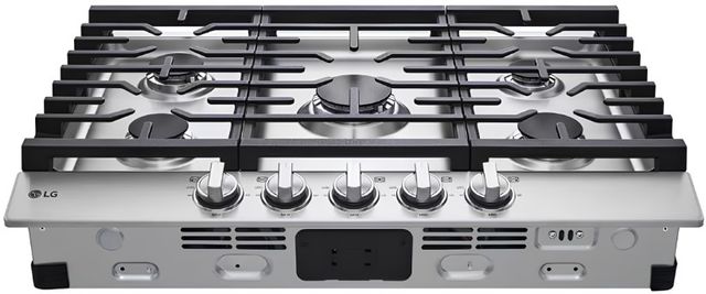 LG 30" Stainless Steel Gas Cooktop with UltraHeat™ Burner-0