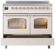 Ilve® Nostalgie II Series 40" Antique White Pro Style Induction Range-4