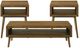 Elements International Malibu 3-Piece Walnut Occasional Table Set-0