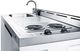 Summit® 60" White All-In-One Mobile Kitchenette-2