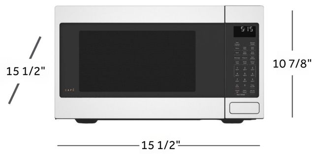 Café™ 1.5 Cu. Ft. Matte White Countertop Microwave-2