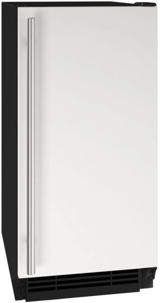 U-Line® 1 Class 15" 55 lb. White Solid Ice Maker-0