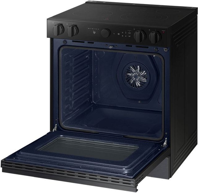 Samsung Bespoke 30" Matte Black Steel Slide In Electric Range-3