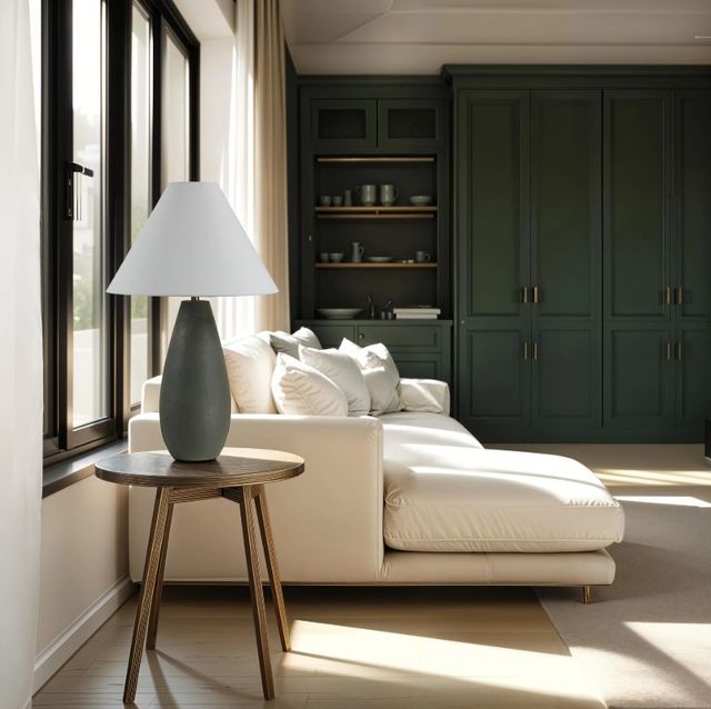 Renwil® Olso Dark Olive Table Lamp-1
