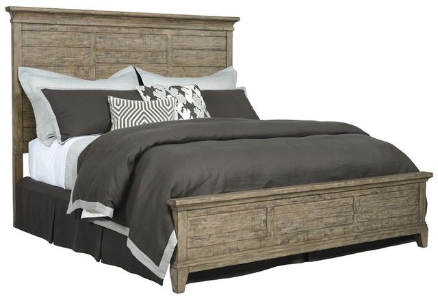 Kincaid® Plank Road Stone Jessup King Panel Bed-0