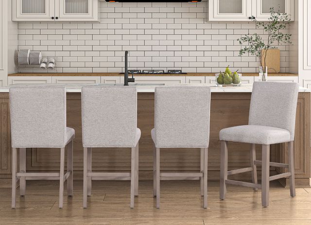 Steve Silver Co. Taylor Gray/Tan 24" Counter Stool-1