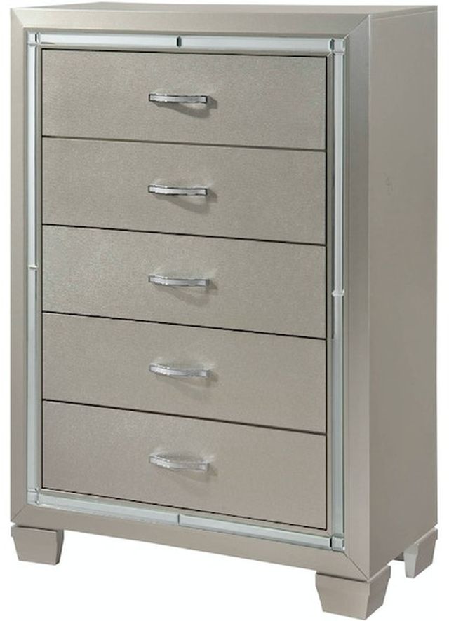 Elements International Platinum 3-Piece Champagne Full Youth Bedroom Set-2