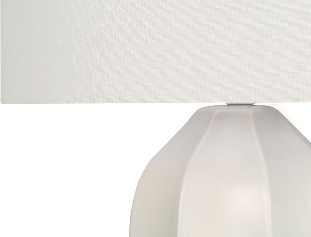 Monarch Specialties Inc. 27"H Cream Ceramic Table Lamp-2