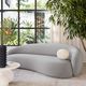TOV Furniture Kendall Light Gray 90" Sofa-1