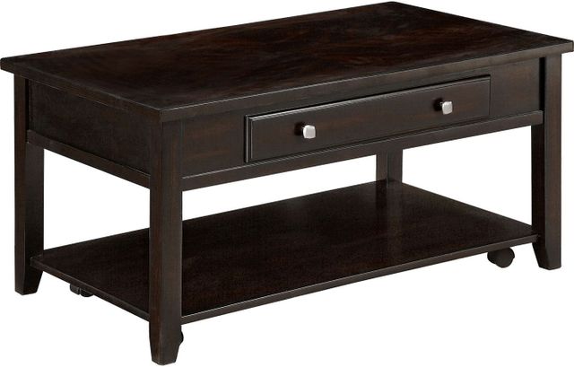 Coaster® Bradford Walnut Rectangular Lift Top Coffee Table