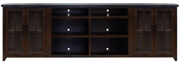 Legends Home Rockport Black/Rosewood Media Console-0