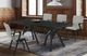 Armen Living Cortina and Varde 5-Piece Black/Gray Dining Set-1