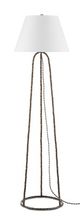 Currey & Company Annetta Dark Antique Brass Floor Lamp-1