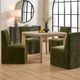 Uttermost® Noval Brown Square Dining Game Table-1