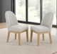 New Classic® Home Furnishings Essence 2-Piece Natural/White Upholstered Dining Chair Set-1