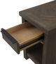 Intercon Hearst Reclaimed Chevron Chairside Table-2
