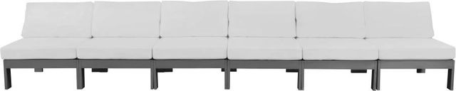 Meridian Furniture Nizuc White Outdoor Patio Modular Sofa-1