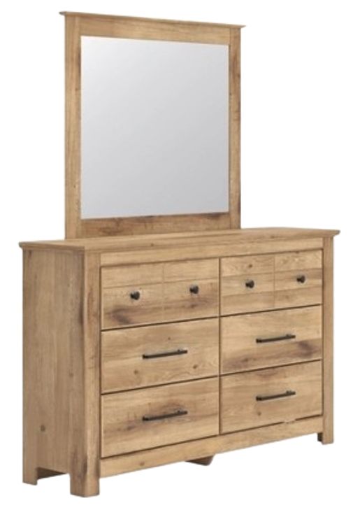 Signature Design by Ashley® Fenderport Tan Dresser and Mirror-0