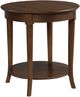 Fairfield® Campaigna Café Mocha Round Accent Table-0