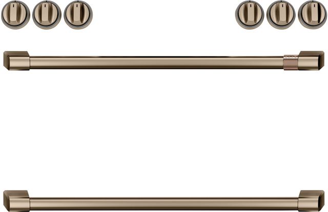 Café™ Brushed Bronze Front Control Electric Knobs and Handle Kit-0