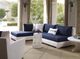 Century® Outdoor Complements White 18" Concrete Outdoor Side Table-2