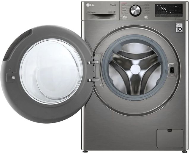 LG 2.6 Cu. Ft. Graphite Steel Front Load Ventless Washer Dryer Combo-1