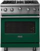 Viking® 5 Series 30" Ivy Liquid Propane Pro Style Gas Range-3