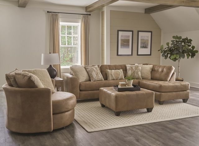 Albany Industries Crow Camel Cocktail Ottoman-1