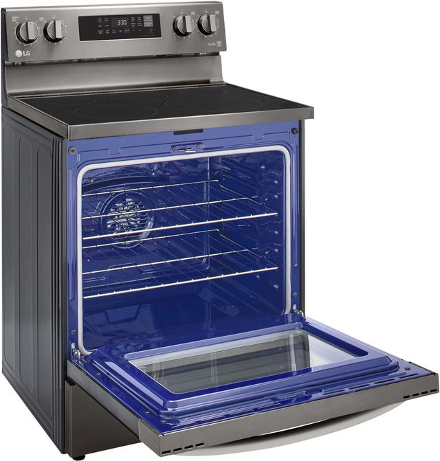 LG 4 Piece PrintProof™ Black Stainless Steel Kitchen Package-2