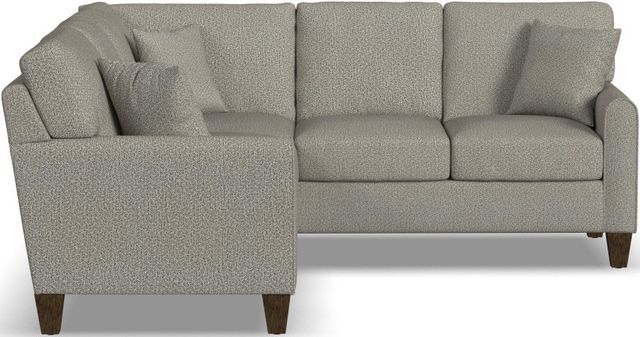 Flexsteel® Customizable Moxy 2-Piece Sectional Corner Sofa with Left Arm Facing Loveseat-1
