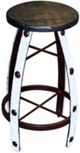 Million Dollar Rustic White Bar Stool-0