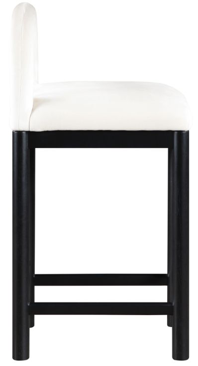 Meridian Furniture Conrad Black/Cream Counter Stool-1