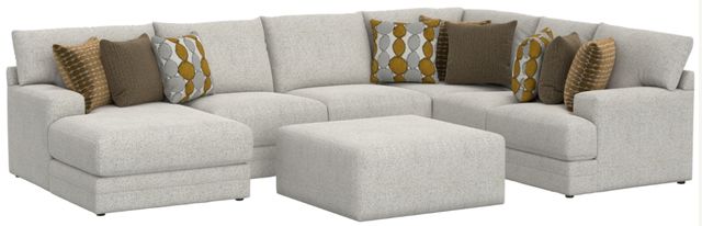 Jackson Furniture Tori 4-Piece Birch Left-Arm Facing Sectional with Ottoman-0