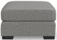 Charisma™ Otto Gray Accent Ottoman-2