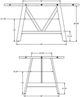 Amisco Customizable Alys Octavia Rectangular Table with 60" Solid Birch Table Top-1