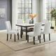 New Classic® Home Furnishings Carissa 7-Piece Espresso/Stone Dining Table Set-1