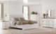 Magnussen Home® Kingston Whisper White Queen Panel Bed with Upholstered Headboard-1