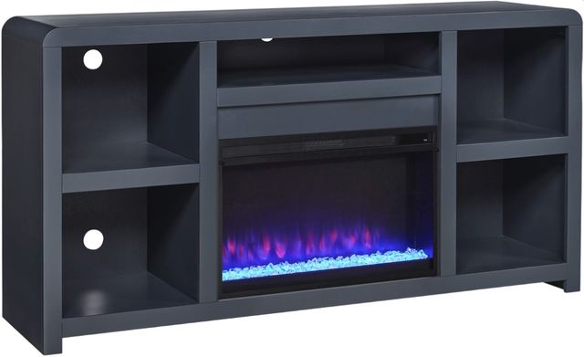 aspenhome® Taylor Malta Blue 66" Fireplace Console-0