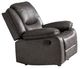 Mazin Furniture Everett Gray Manual Rocker Reclining Chair-0