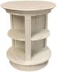 Vintage Furniture Chalet Round Accent Table-2