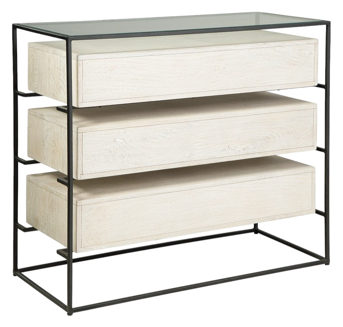 Crewridge Accent Cabinet - Black/Cream Crewridge Accent Cabinet - Black/Cream